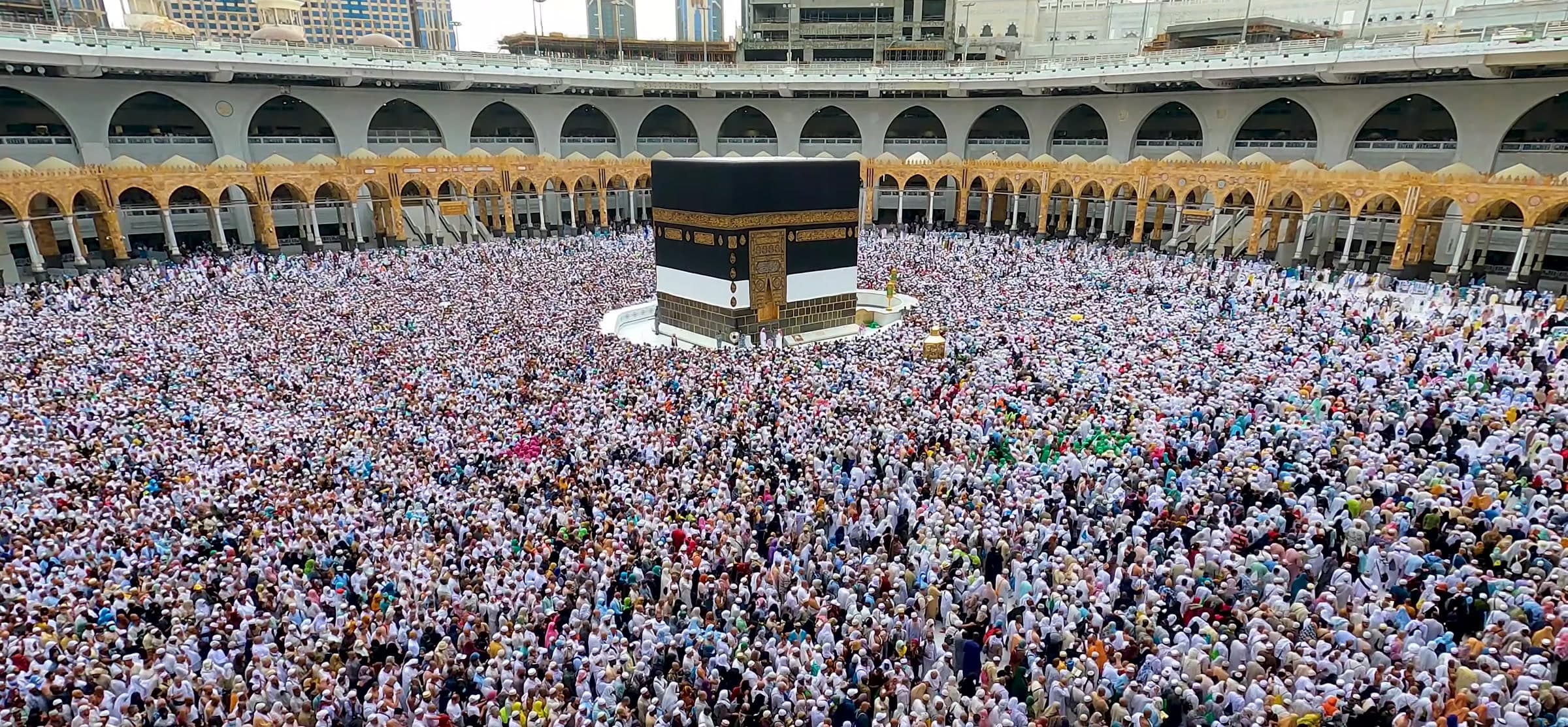 Pilgrims in Makkah